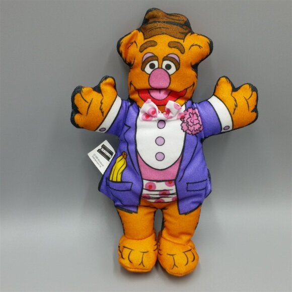 1998 Blockbuster Video Fozzie Cloth Plush Bear Muppets 8" - Picture 1 of 5